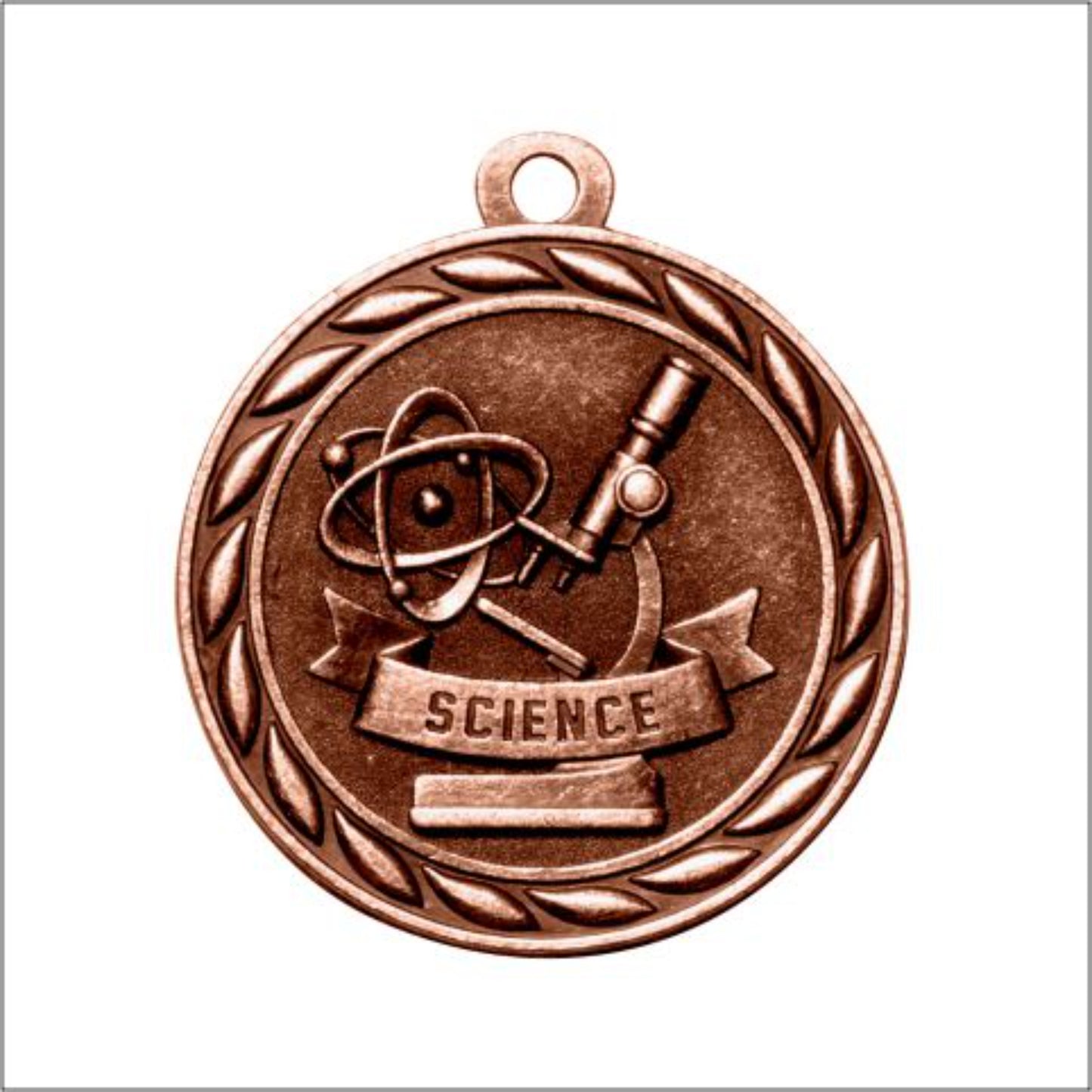 Scholastic Science Medal 2" / Bronze (Copper Tone)