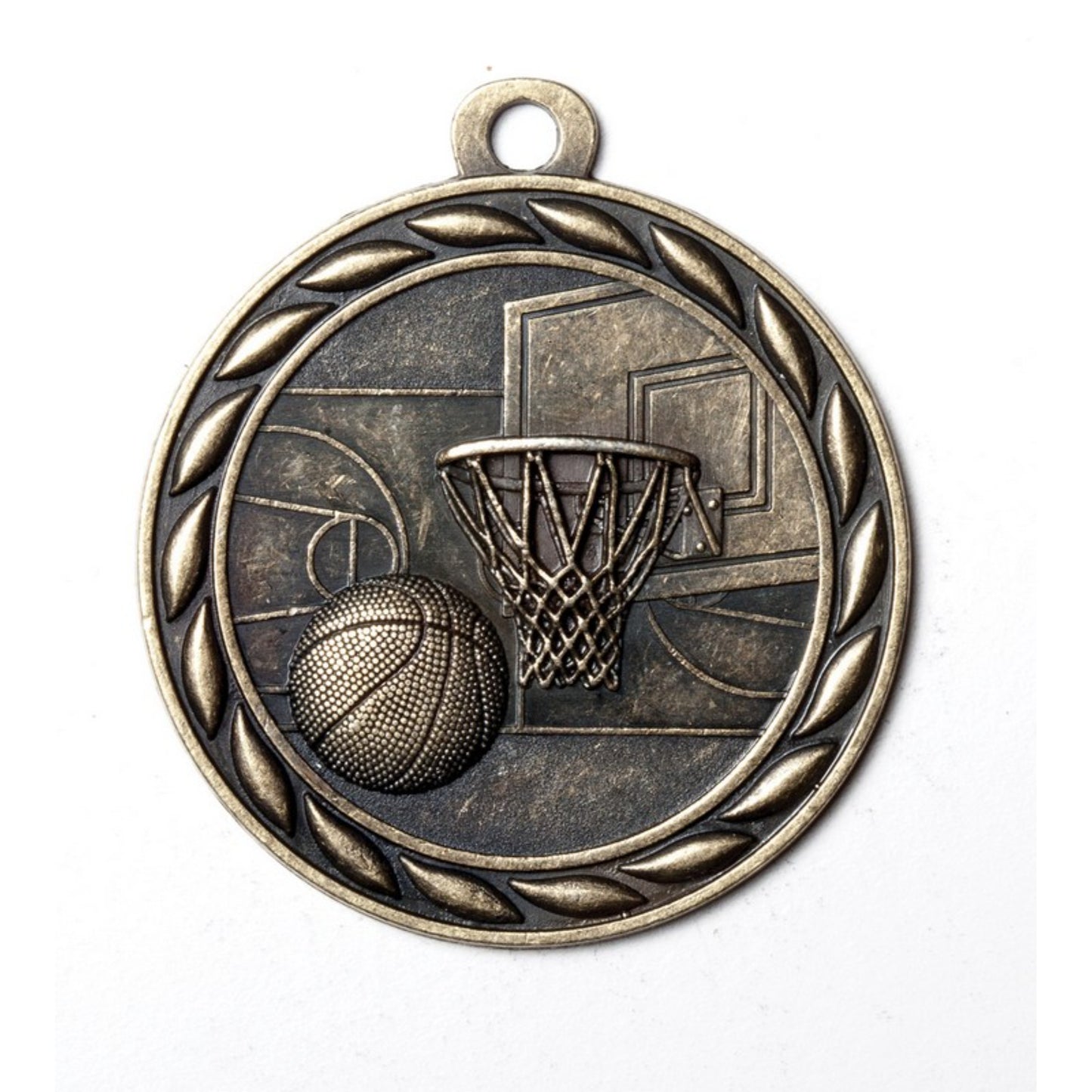 Scholastic Basketball Medal 2" / Gold