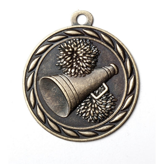 Scholastic Cheerleading Medal 2" / Gold