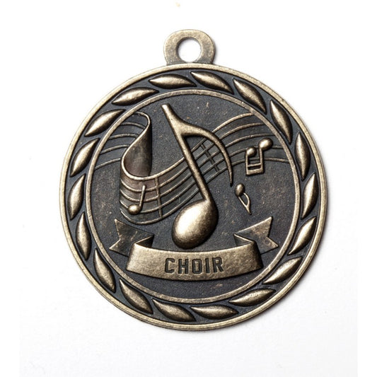 Scholastic Choir Medal 2" / Gold