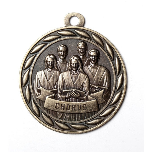Scholastic Chorus Medal 2" / Gold