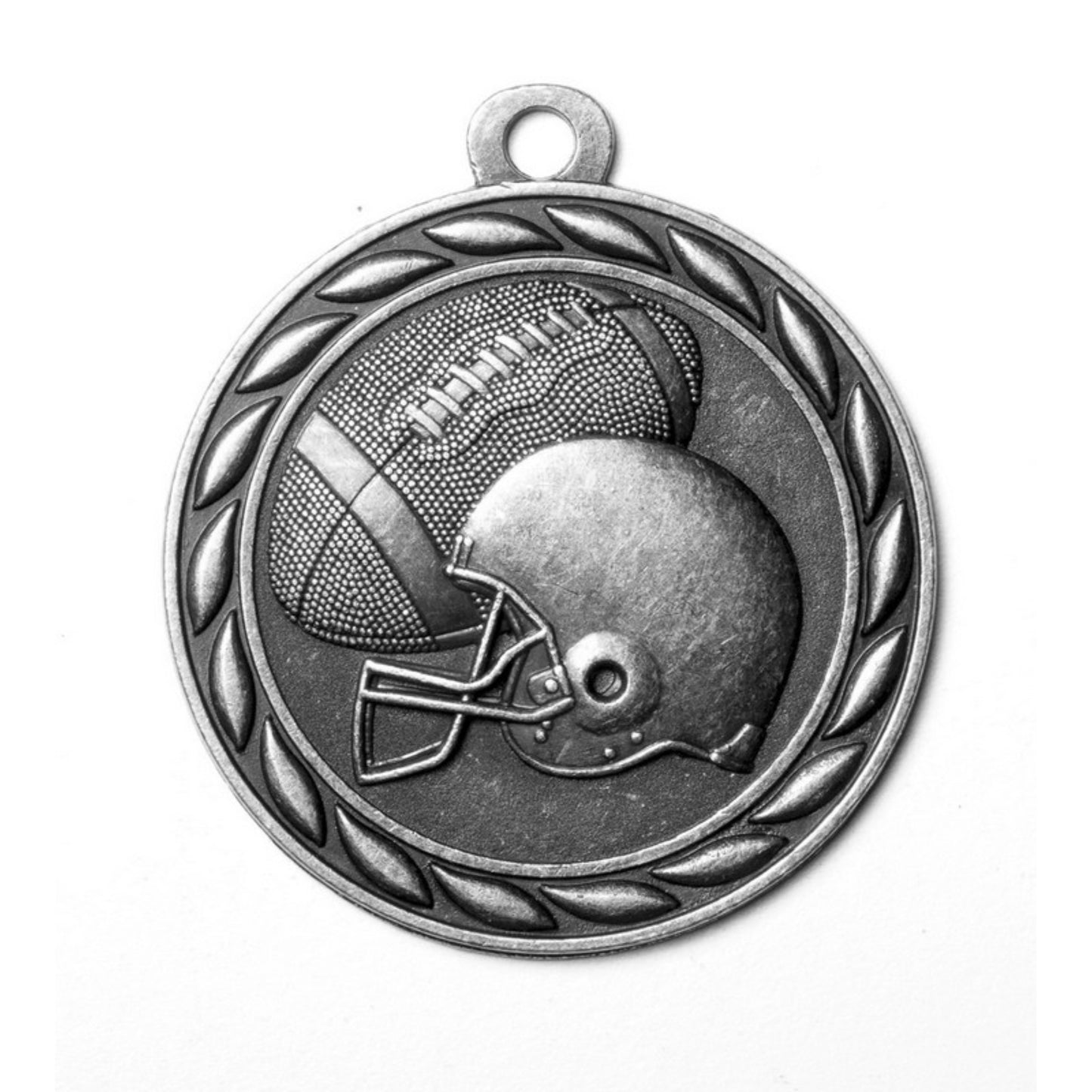 Scholastic Football Medal 2" / Silver
