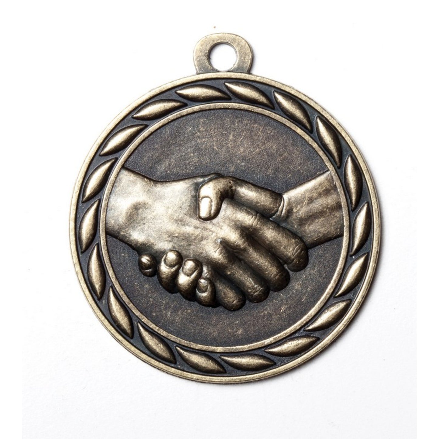 Scholastic Handshake Medal 2" / Gold