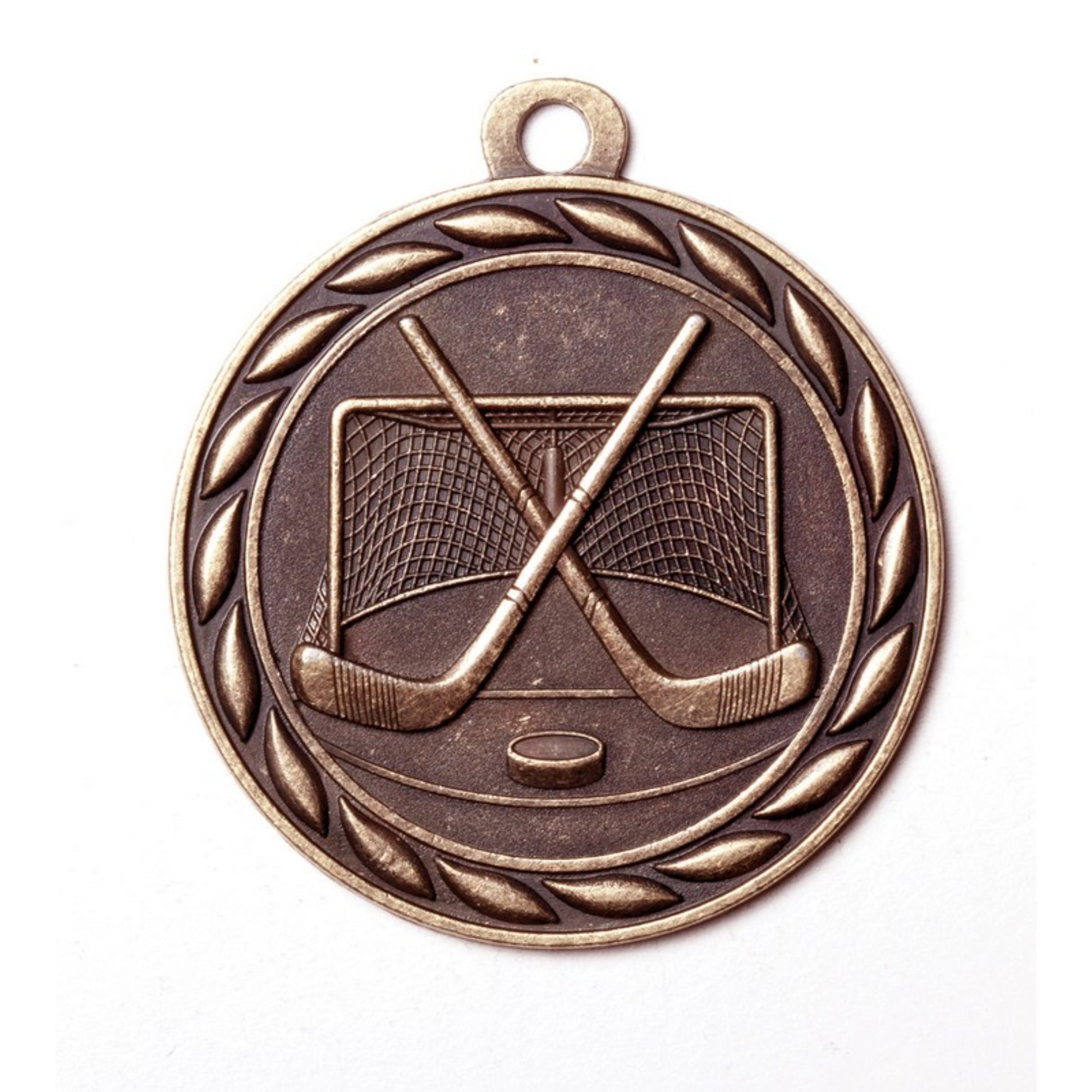 Scholastic Hockey Medal 2" / Bronze (Copper Tone)