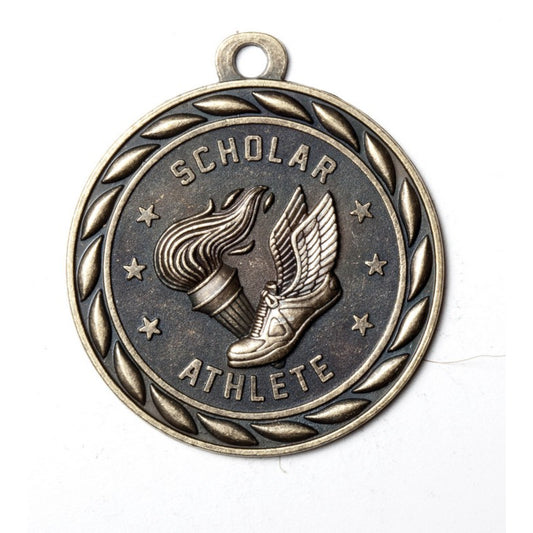 Scholastic Scholar Athlete Medal 2" / Gold