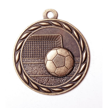 Scholastic Soccer Medal 2" / Bronze (Copper Tone)