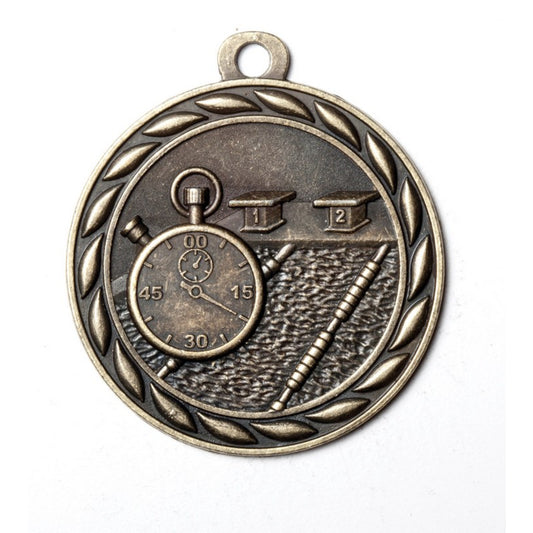 Scholastic Swimming Medal 2" / Gold