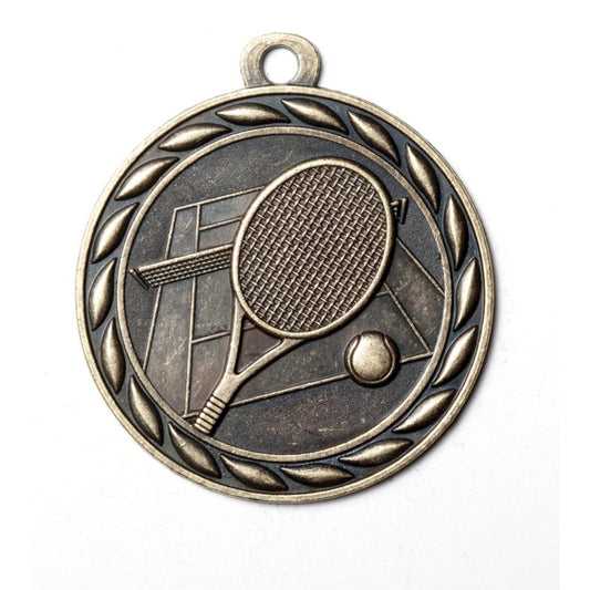 Scholastic Tennis Medal 2" / Gold