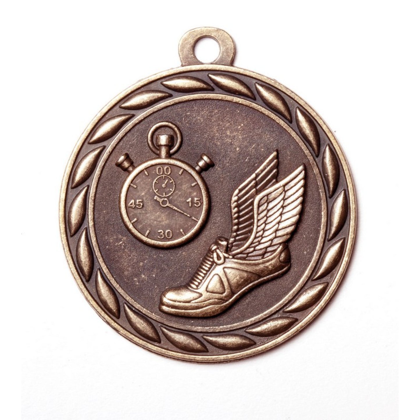 Scholastic Track Medal 2" / Bronze (Copper Tone)
