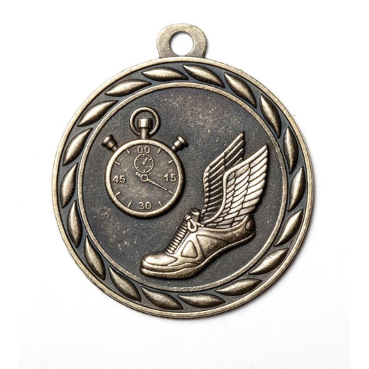 Scholastic Track Medal 2" / Gold