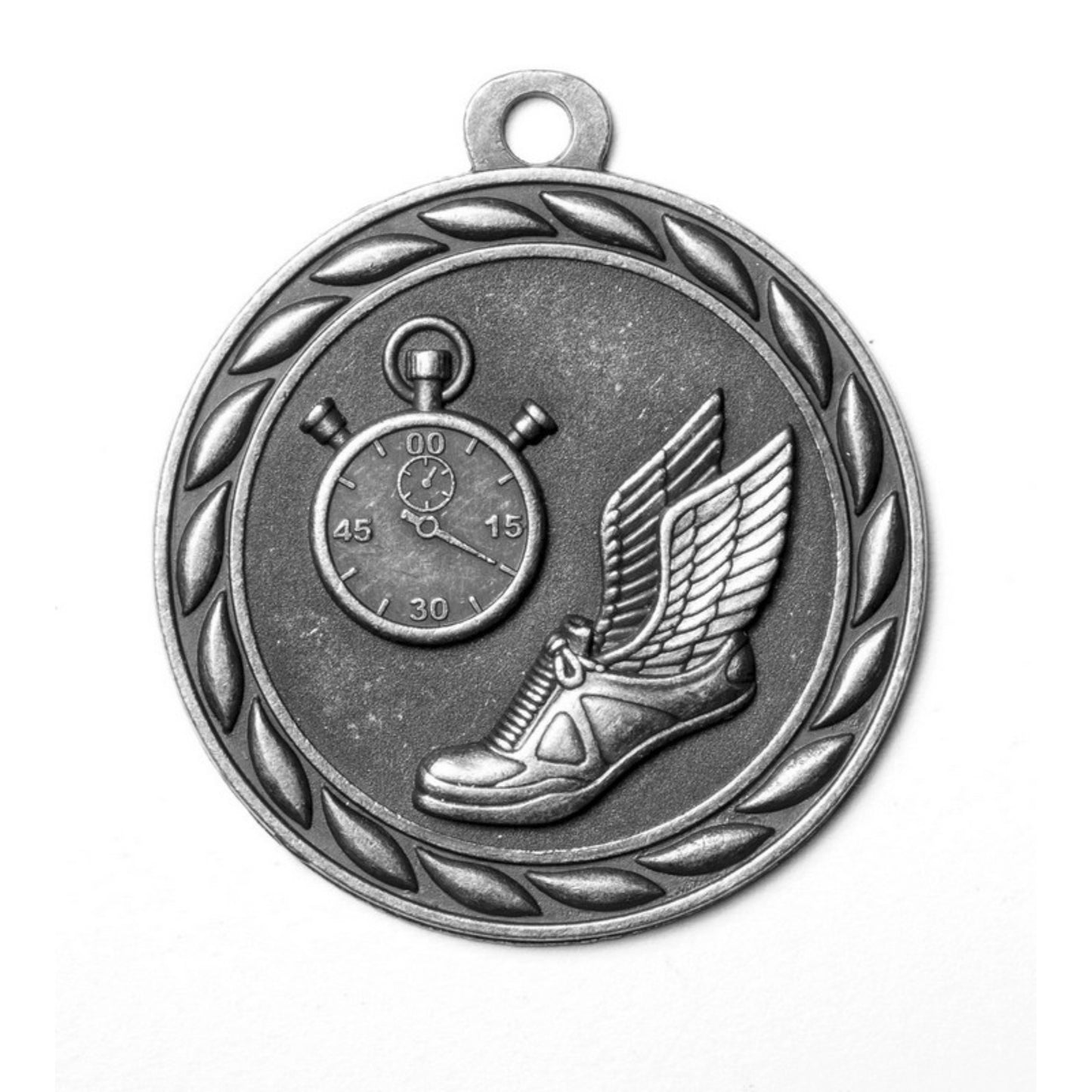 Scholastic Track Medal 2" / Silver