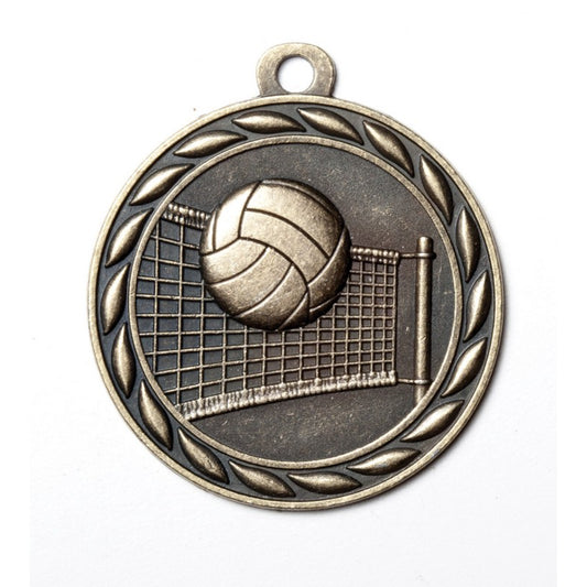 Scholastic Volleyball Medal 2" / Gold