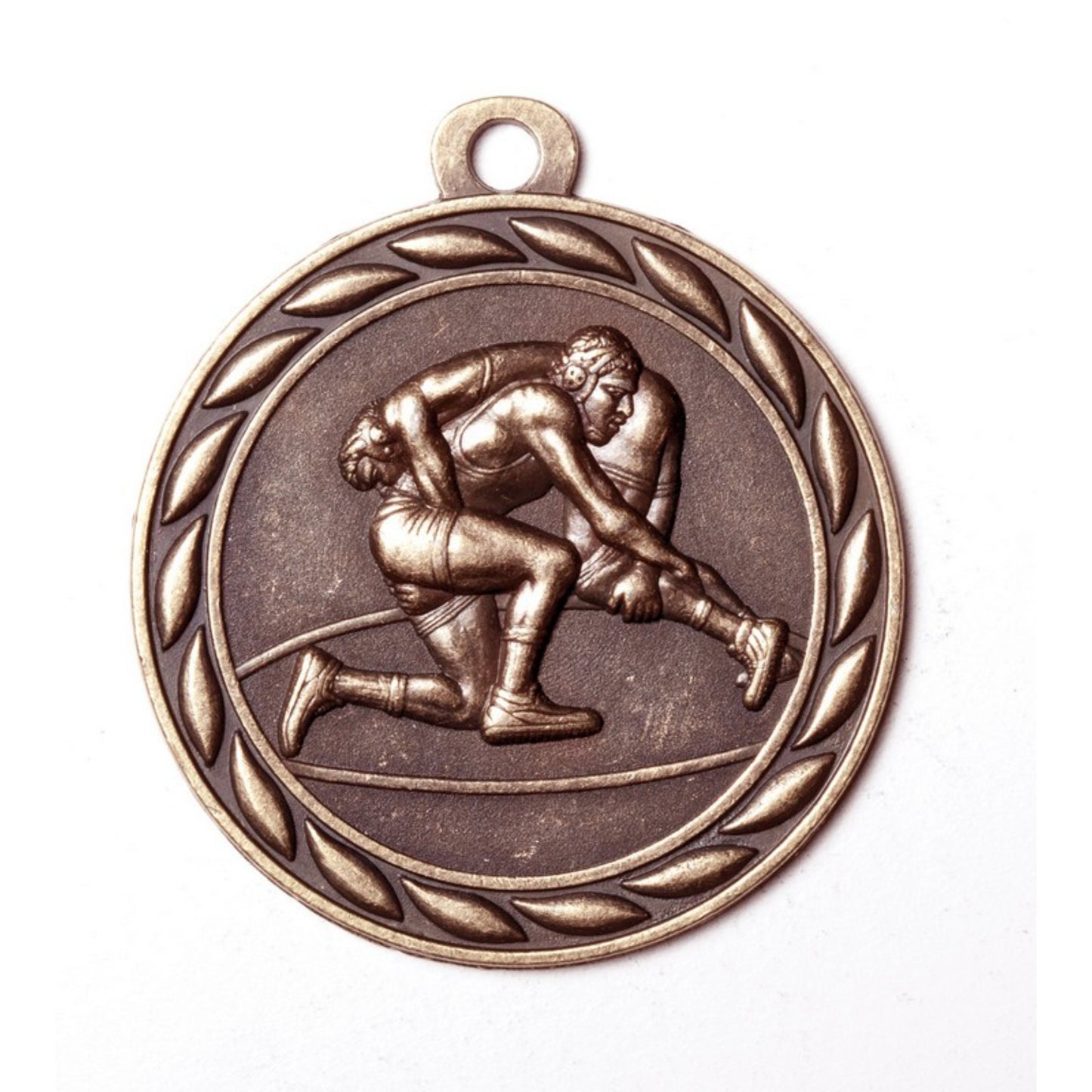 Scholastic Wrestling Medal 2" / Bronze (Copper Tone)