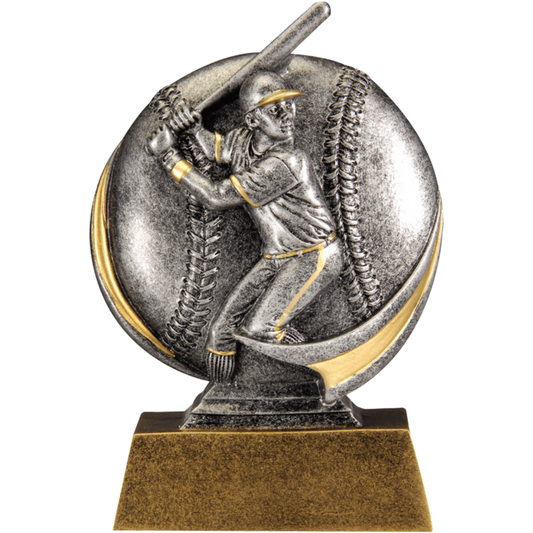 3D Male Baseball Award 5"