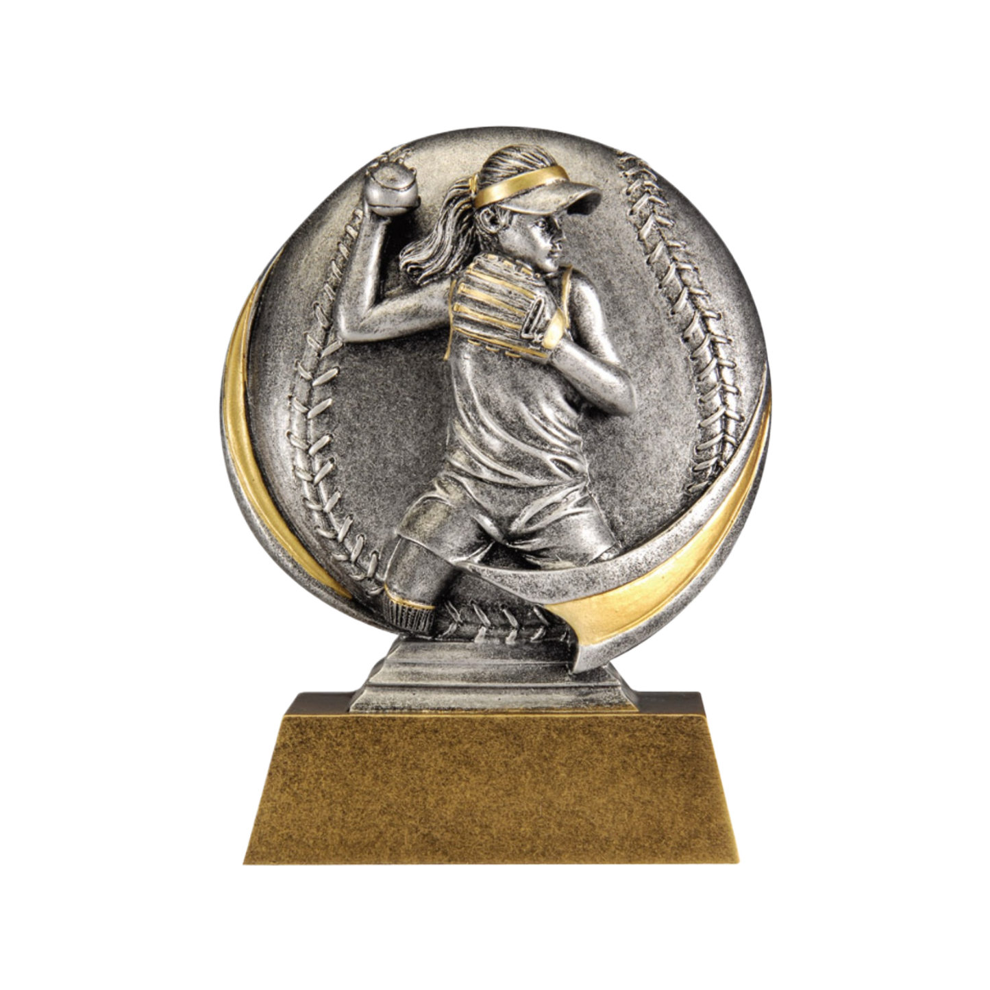 3D Female Softball Award 5"