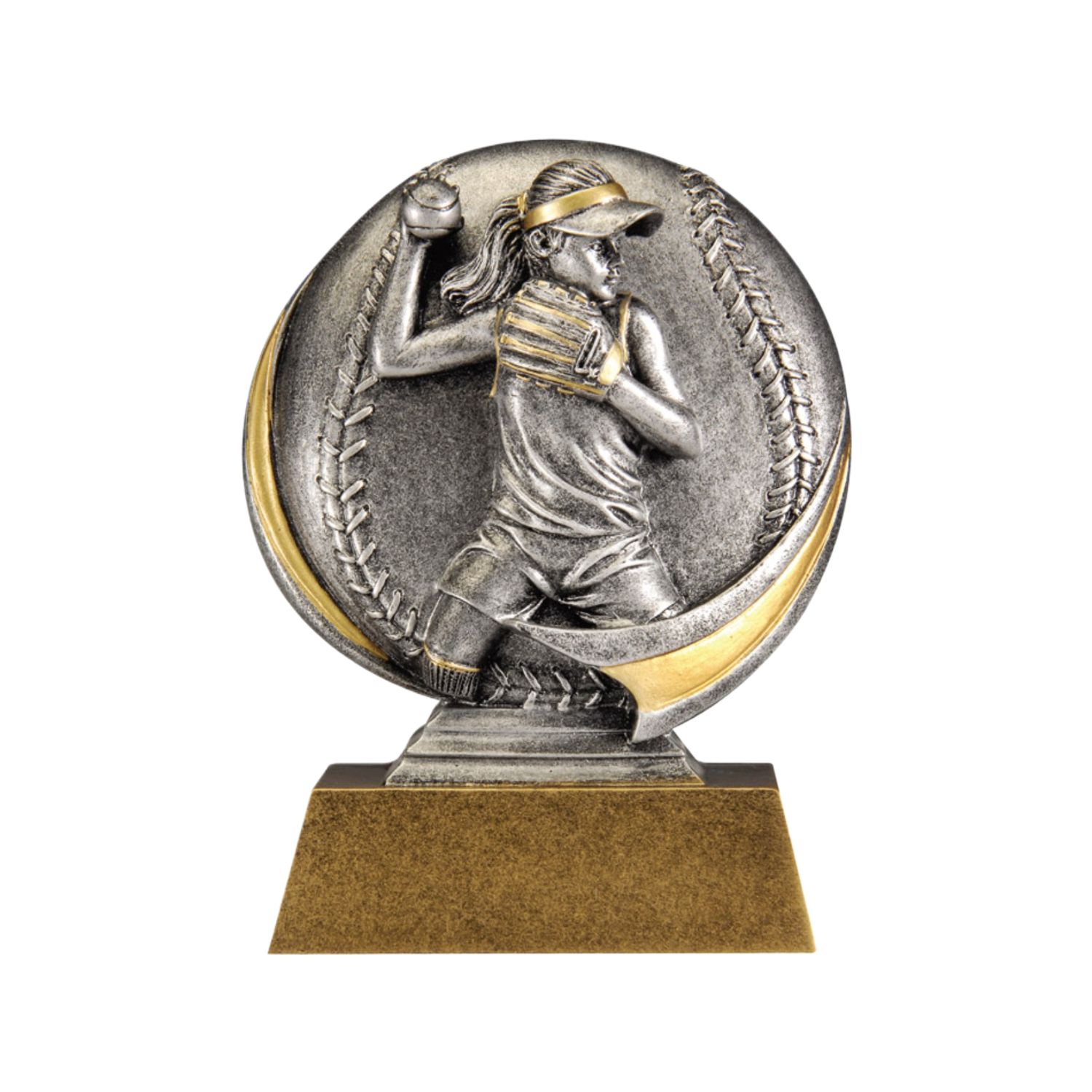 3D Female Softball Award 5"