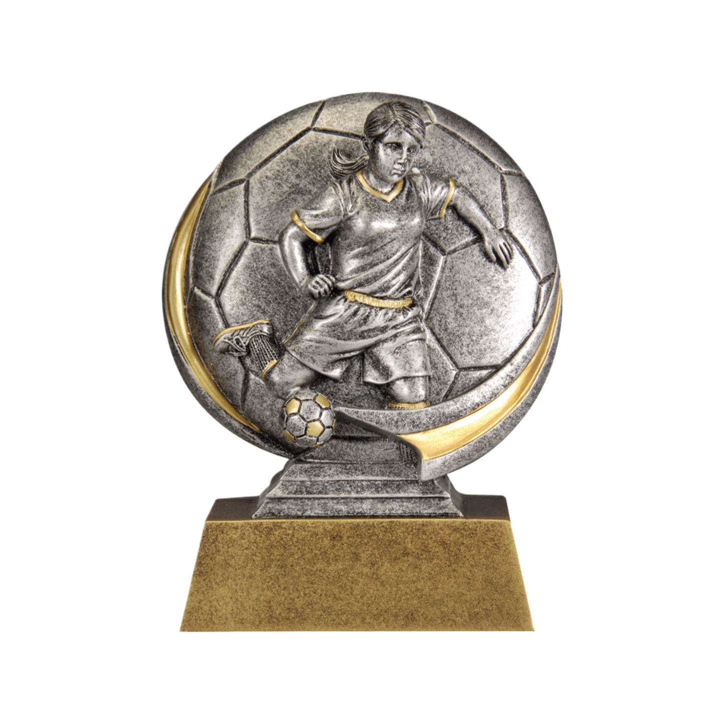 3D Female Soccer Award 5"