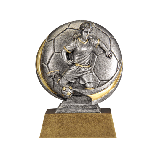 3D Female Soccer Award 5"