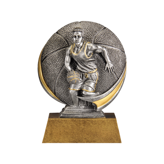 3D Male Basketball Award 5"