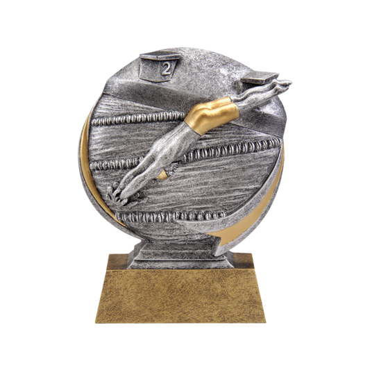 3D Male Swimming Award 5"