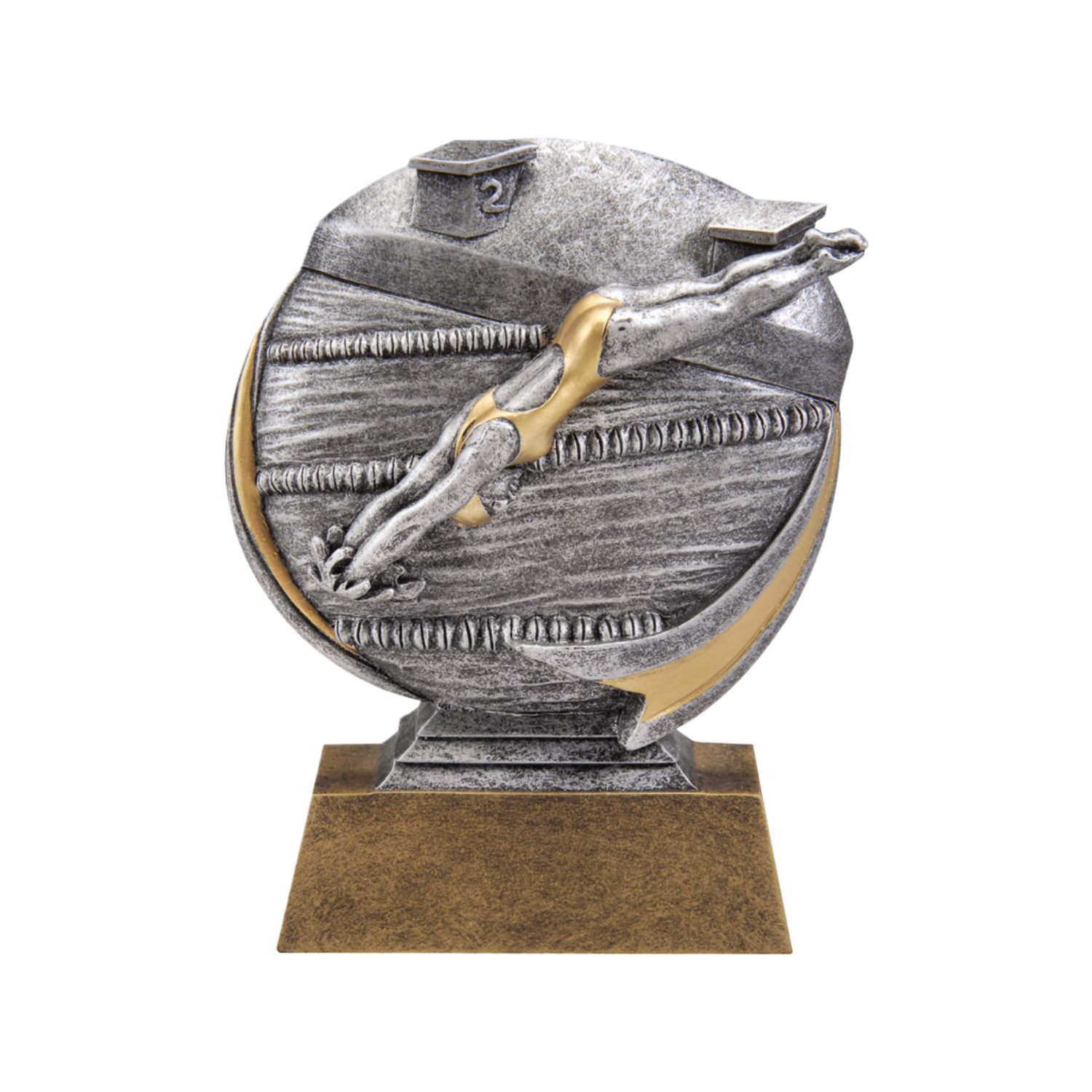 3D Female Swimming Award 5"