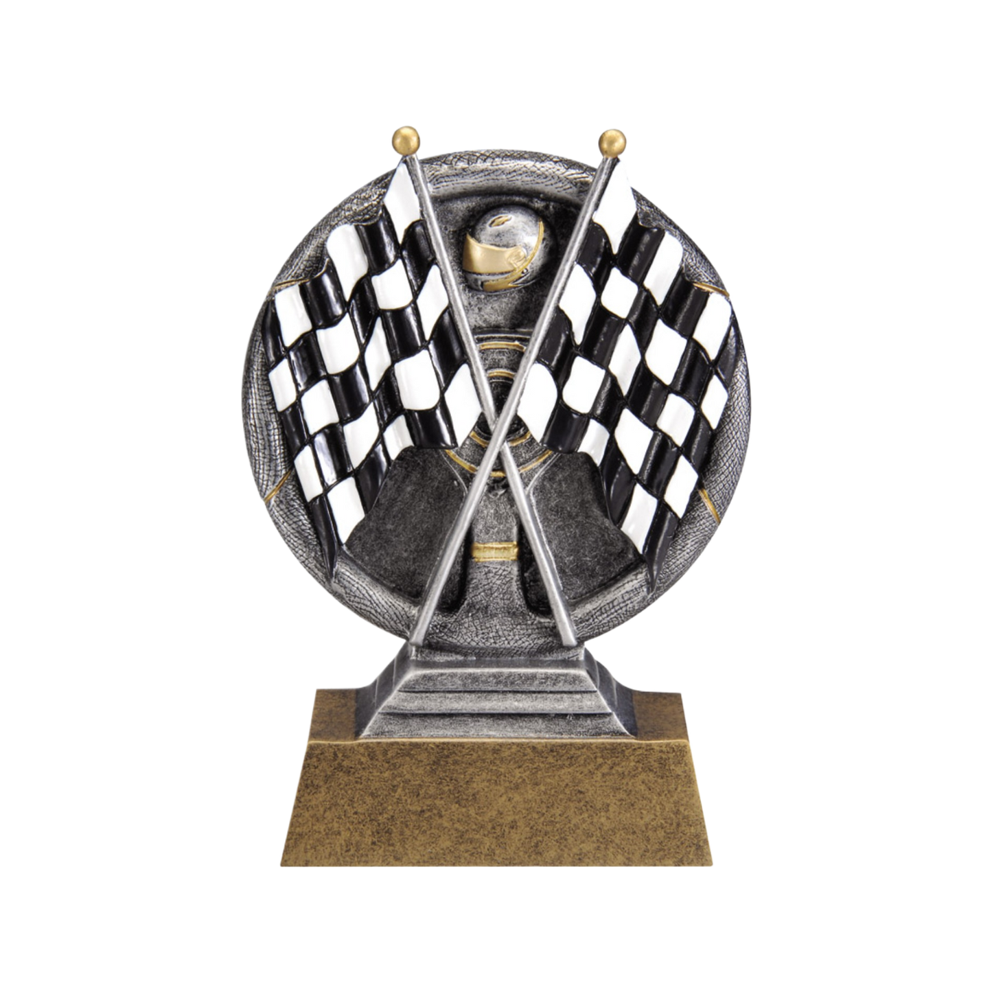 3D Racing Flags Award 5"