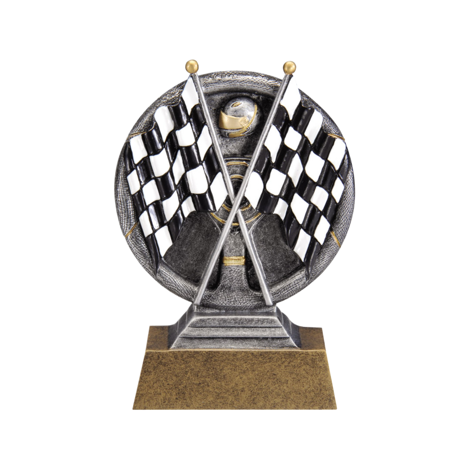 3D Racing Flags Award 5"
