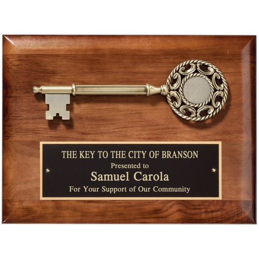Barhill Key Walnut Plaque 9" x 12" / Walnut