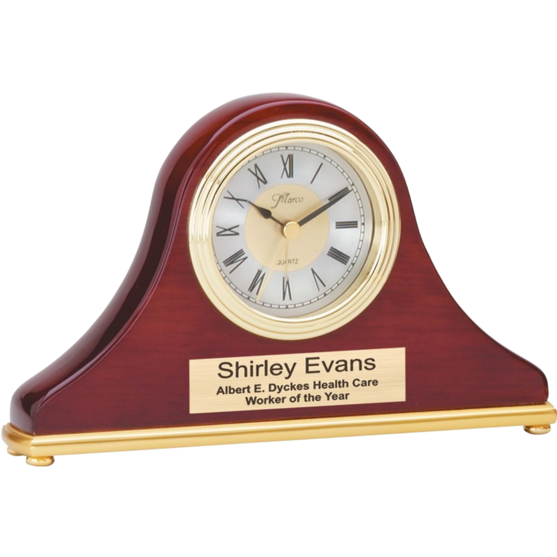 Small Mantle Rosewood Clock 4.5" / Rosewood
