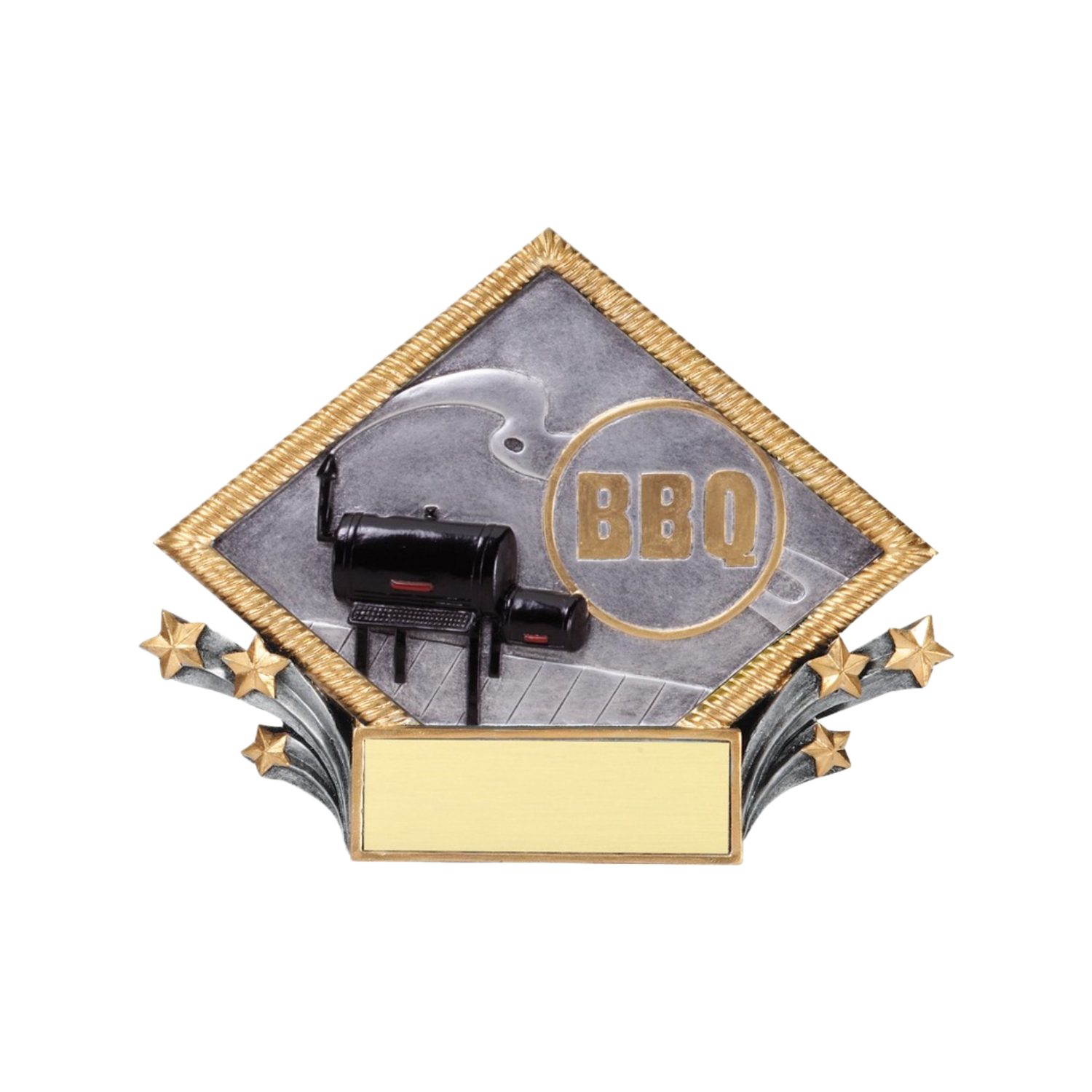 Diamond BBQ Award 6"