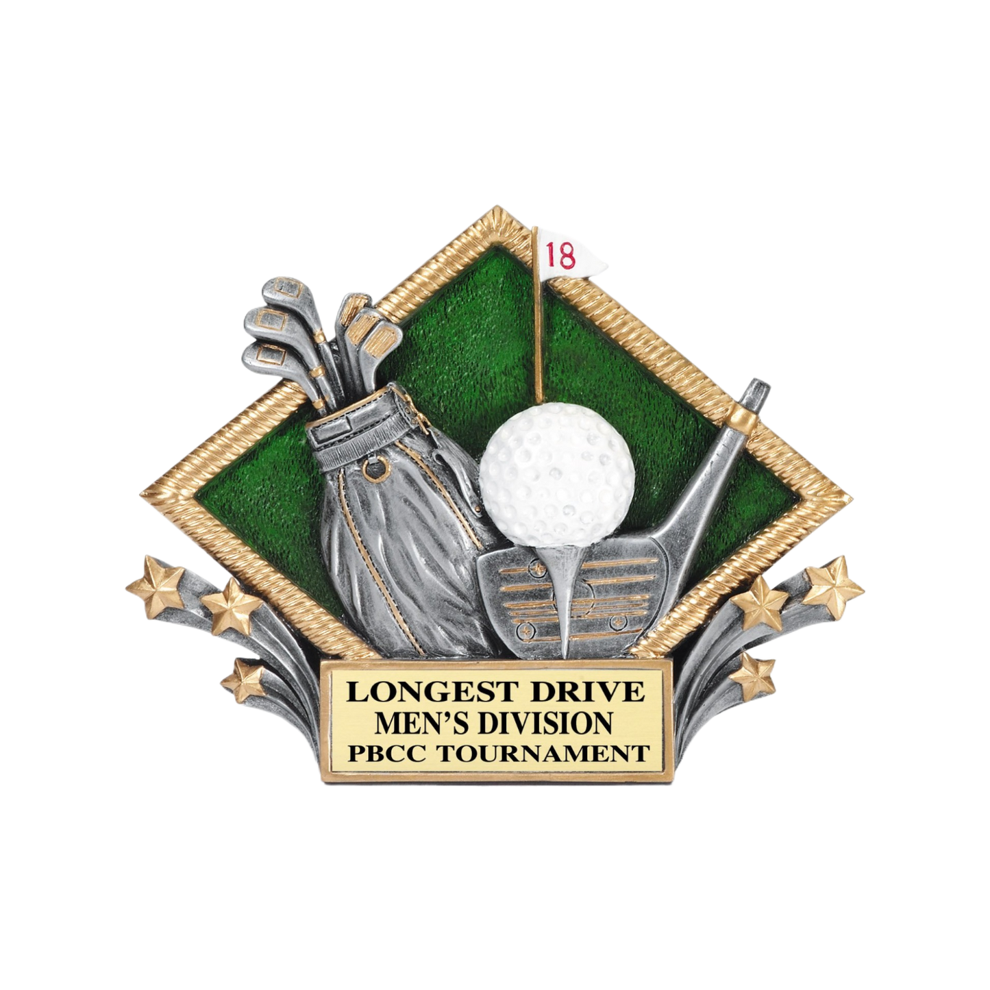 Diamond Golf Award 6"