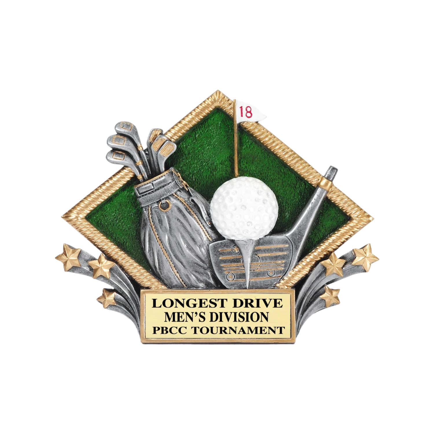 Diamond Golf Award 6"