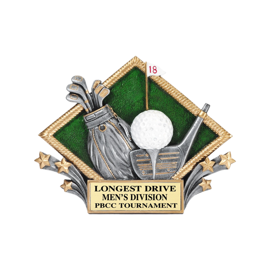 Diamond Golf Award 6"