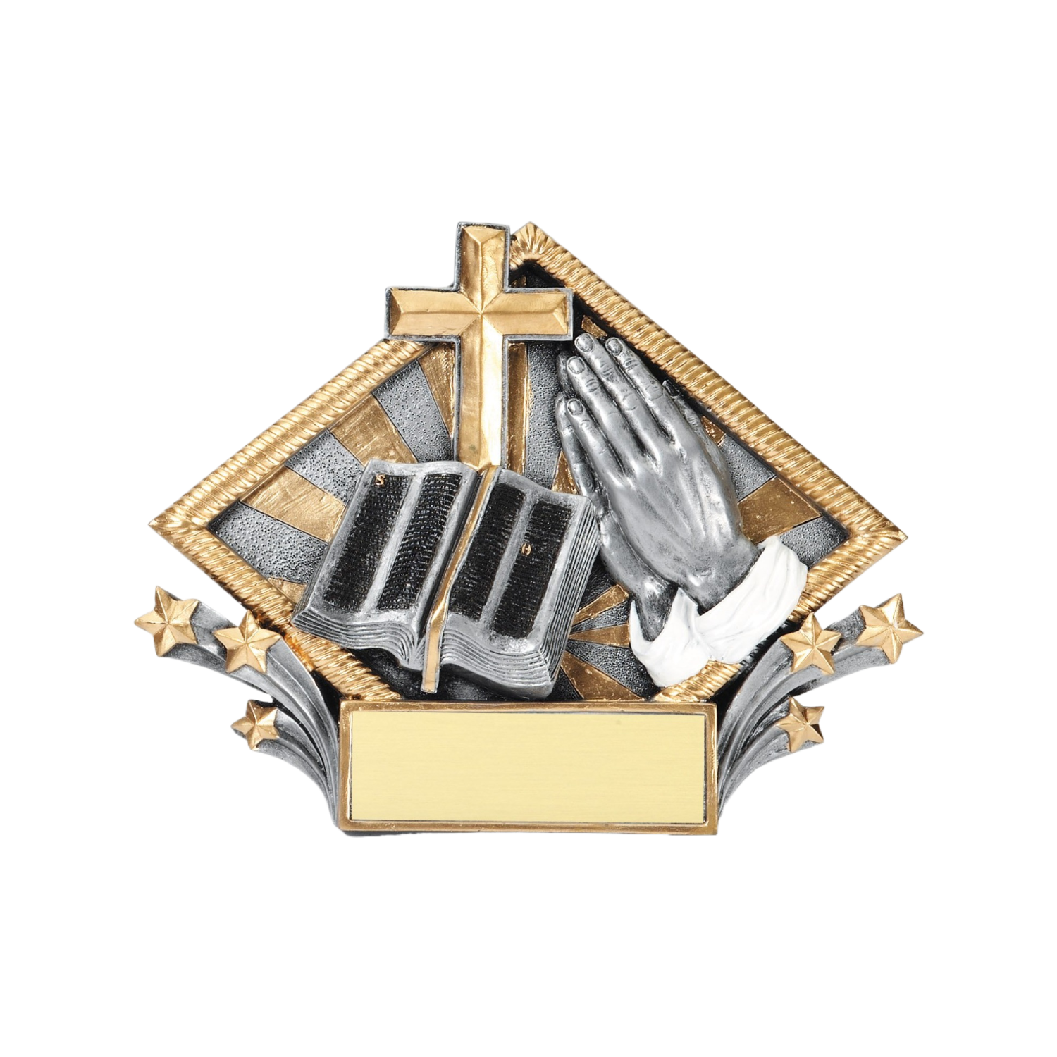 Diamond Christian Award 6"
