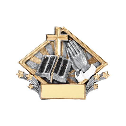 Diamond Christian Award 6"
