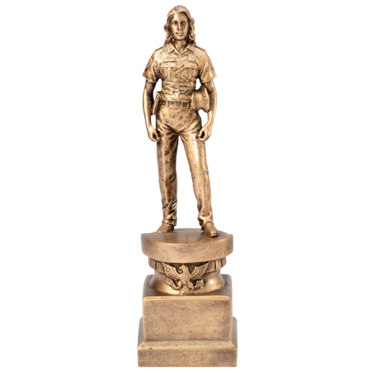 Tribute Female Police Award 13"