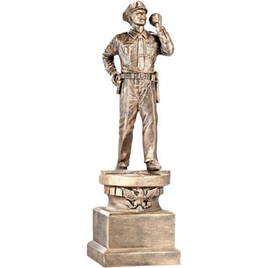 Tribute Male Police Award 13"
