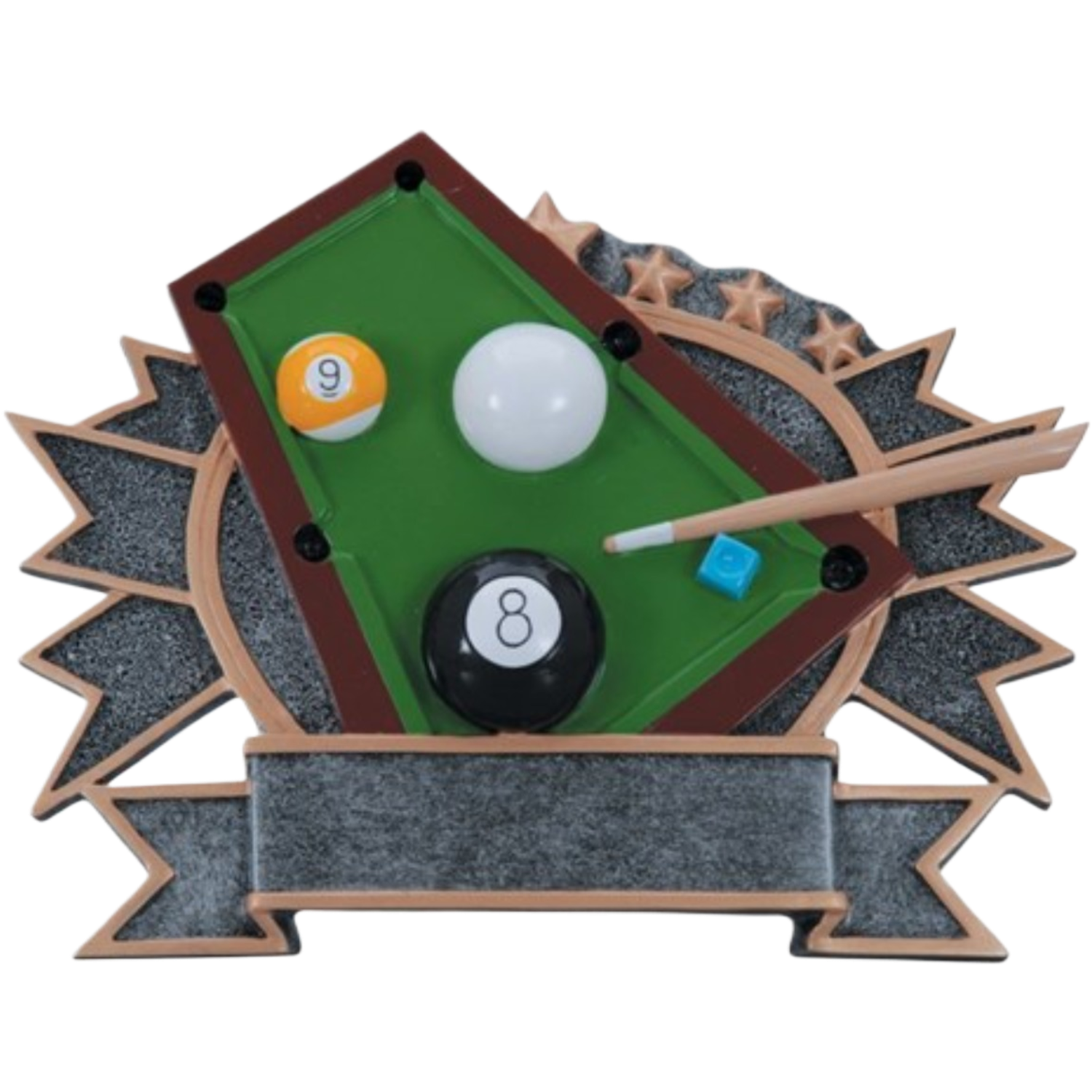 Bursting Billiards Award 6.75"