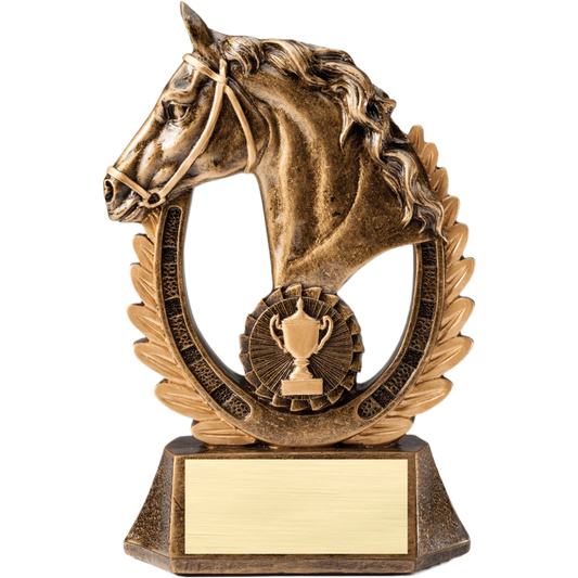 Horse Head Resin Award 8"