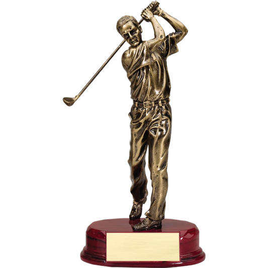 Swinging Male Golf Award 9.75"