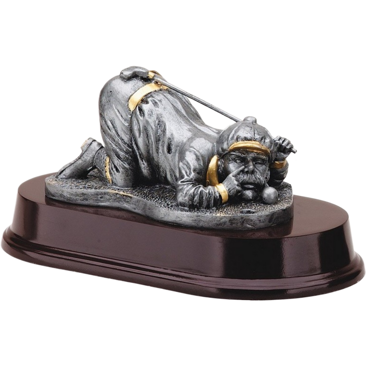 Lining Up Comic Golfer Award 4.5"