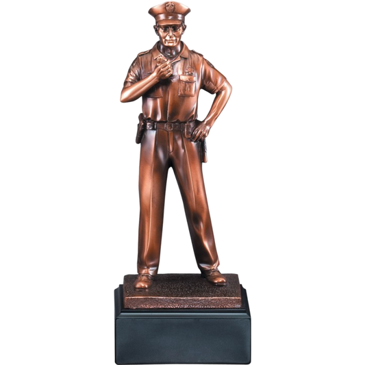 Police Officer American Hero Award 12"