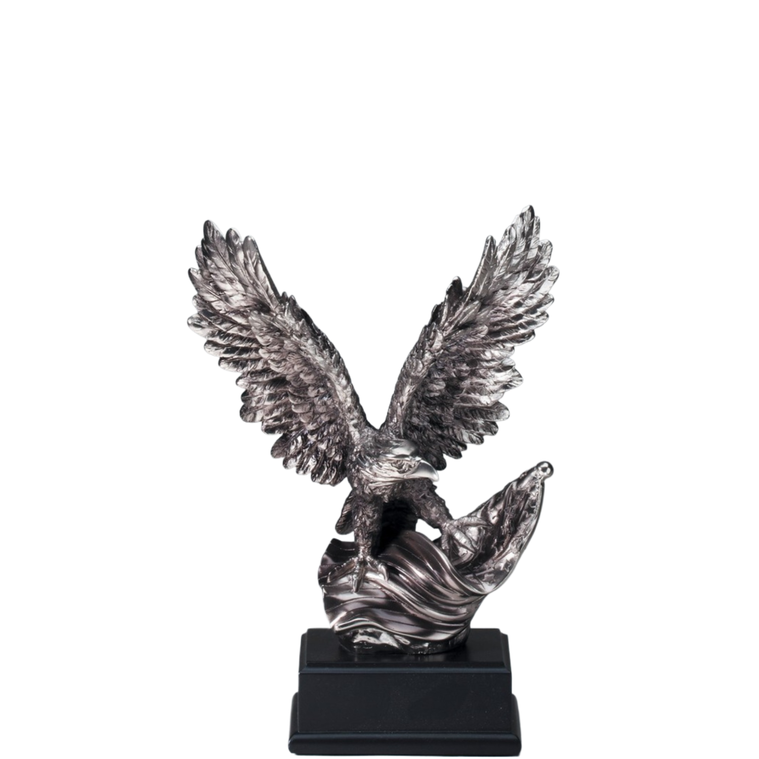 Silver Eagle Clinching Flag 10"