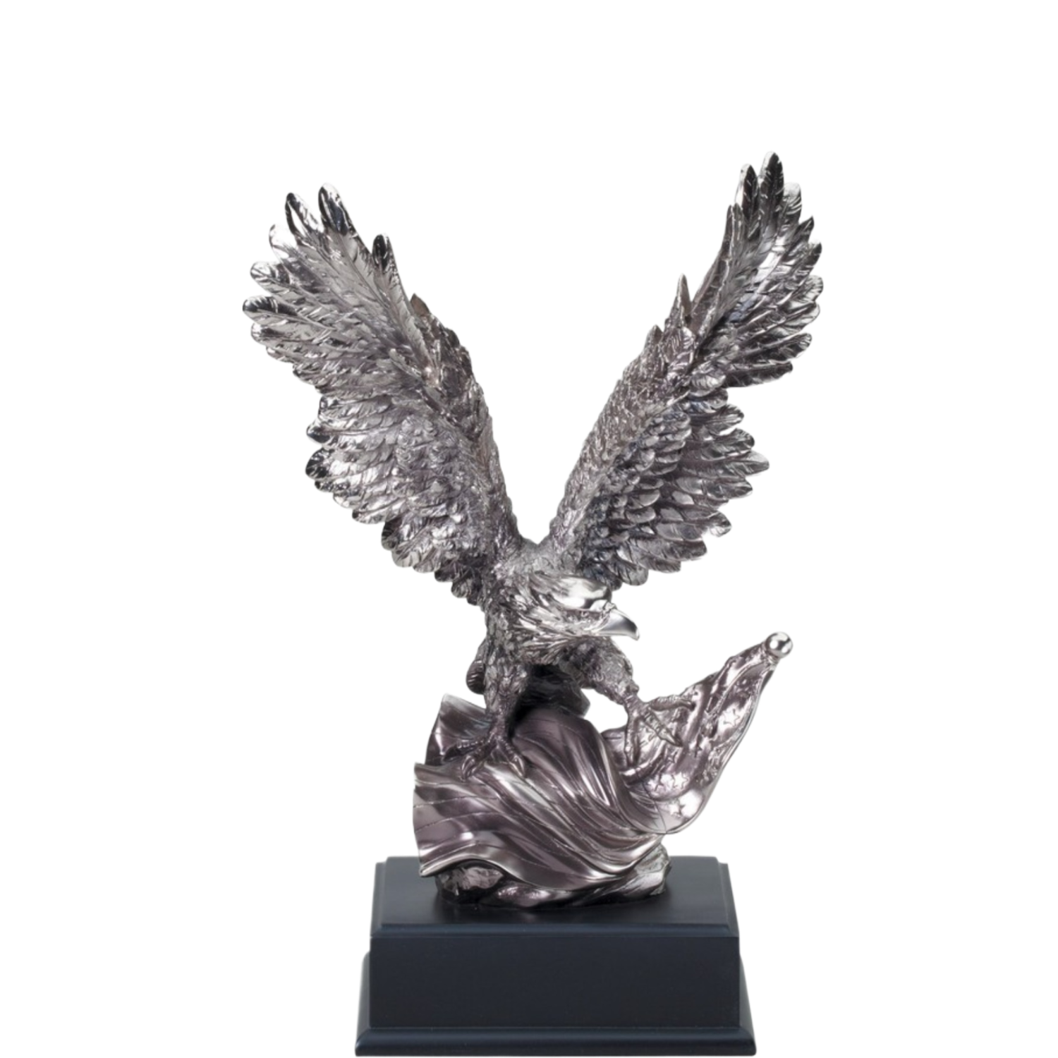 Silver Eagle Clinching Flag 14"