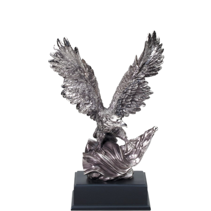 Silver Eagle Clinching Flag 14"