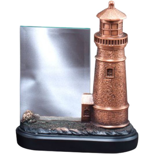 Lighthouse with Glass Award 8.5"