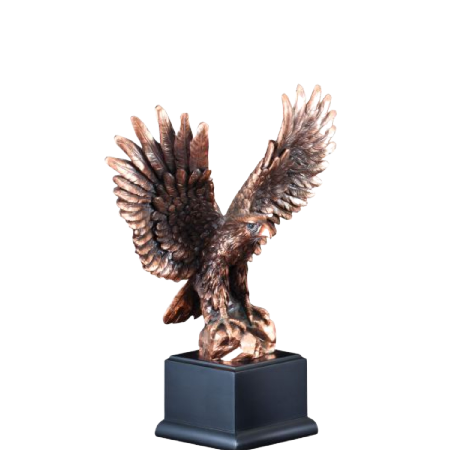 Bronze Perched Eagle Award 9.5"