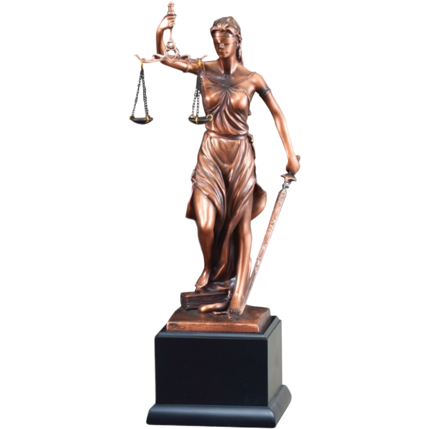 Bronze Lady Justice Award 13.5"