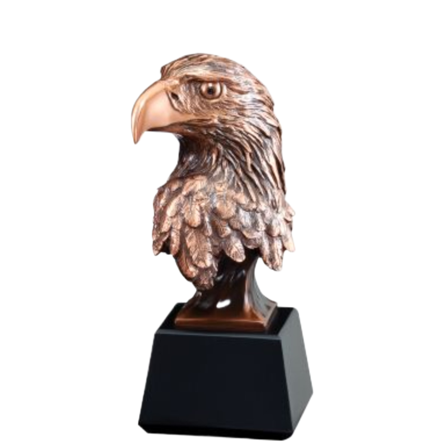 Bronze Eagle Head Award 8"
