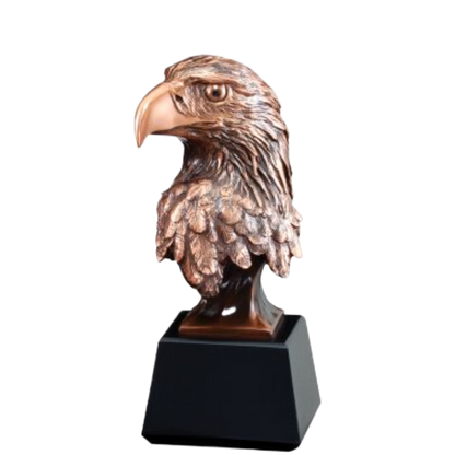 Bronze Eagle Head Award 8"